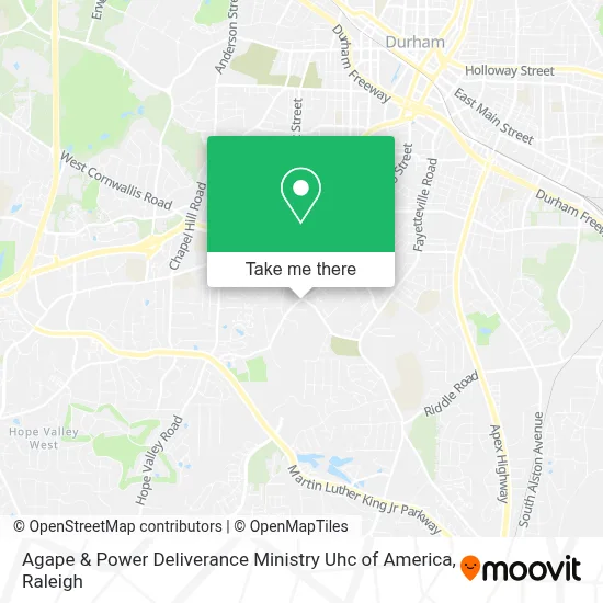 Agape & Power Deliverance Ministry Uhc of America map