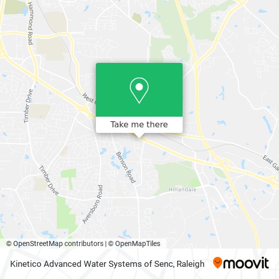 Kinetico Advanced Water Systems of Senc map