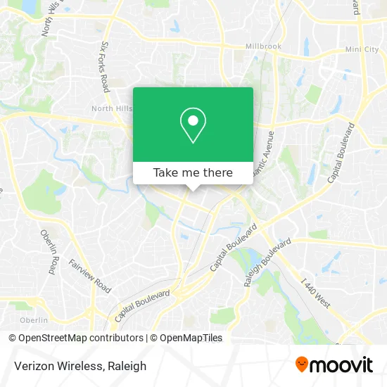 Mapa de Verizon Wireless