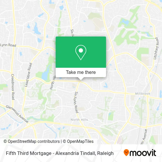 Fifth Third Mortgage - Alexandria Tindall map