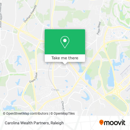 Mapa de Carolina Wealth Partners