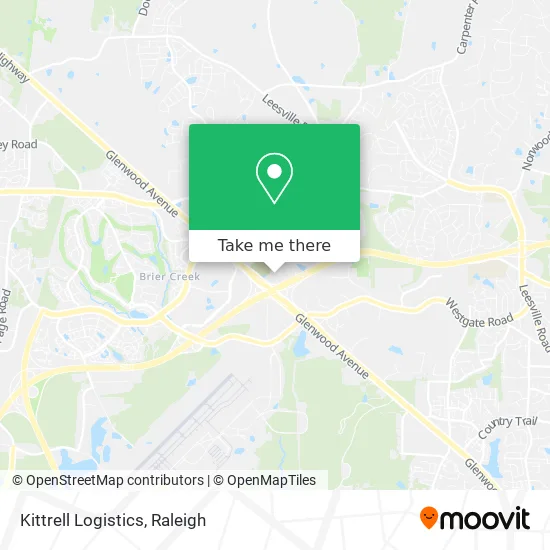 Kittrell Logistics map