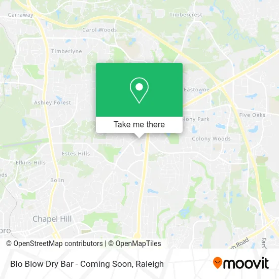 Blo Blow Dry Bar - Coming Soon map