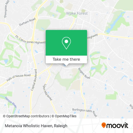 Metanoia Wholistic Haven map