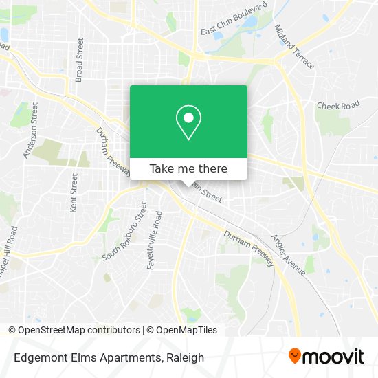 Mapa de Edgemont Elms Apartments