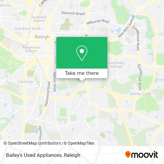 Mapa de Bailey's Used Appliances