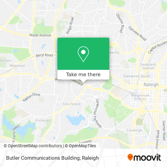 Butler Communications Building map