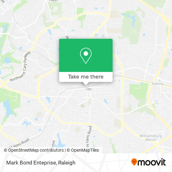 Mark Bond Enteprise map