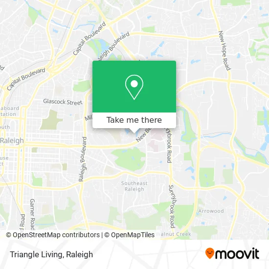 Triangle Living map