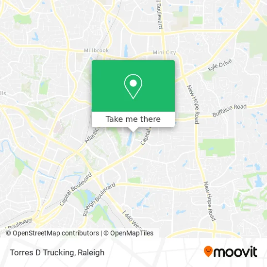 Torres D Trucking map
