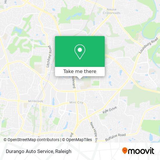 Mapa de Durango Auto Service