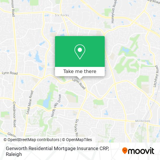 Genworth Residential Mortgage Insurance CRP map