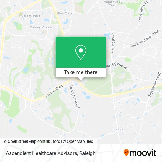 Ascendient Healthcare Advisors map