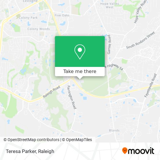Mapa de Teresa Parker