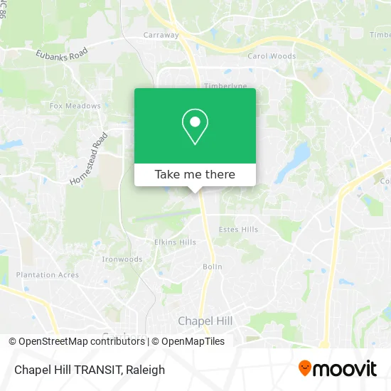 Chapel Hill TRANSIT map