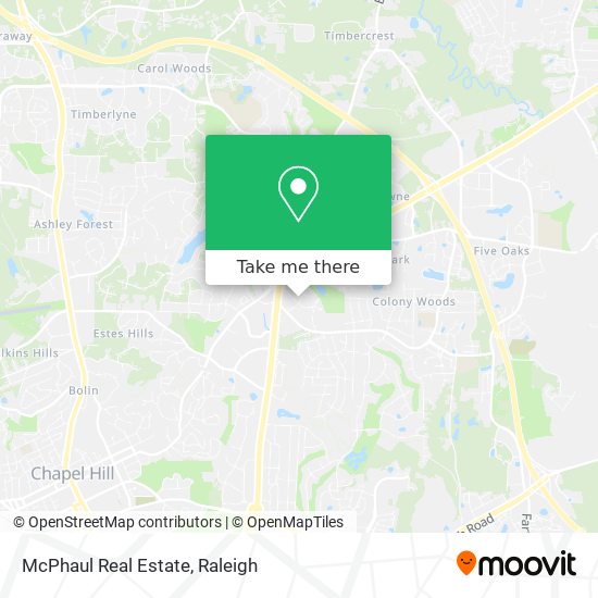 McPhaul Real Estate map