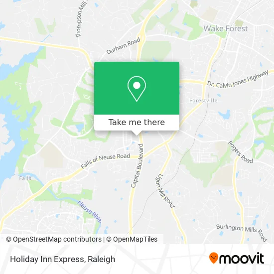 Holiday Inn Express map