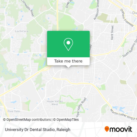 University Dr Dental Studio map
