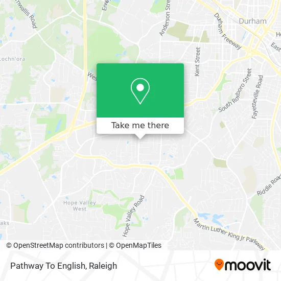 Mapa de Pathway To English