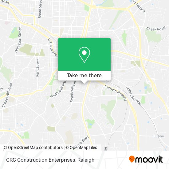 CRC Construction Enterprises map