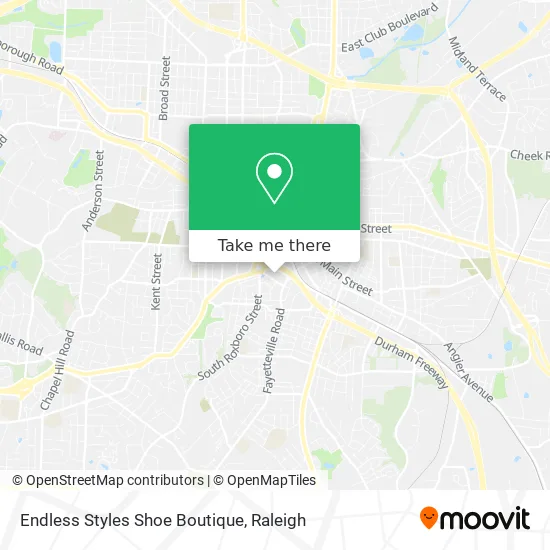 Endless Styles Shoe Boutique map