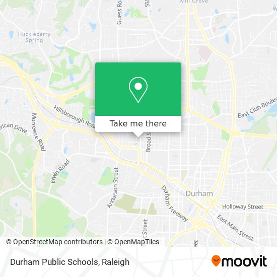Durham Public Schools map