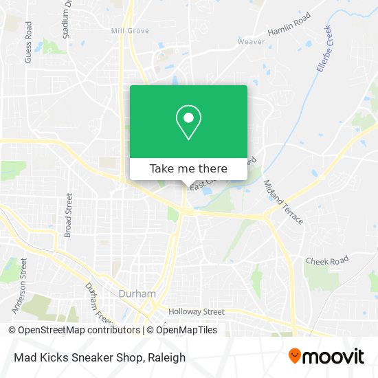 Mad Kicks Sneaker Shop map