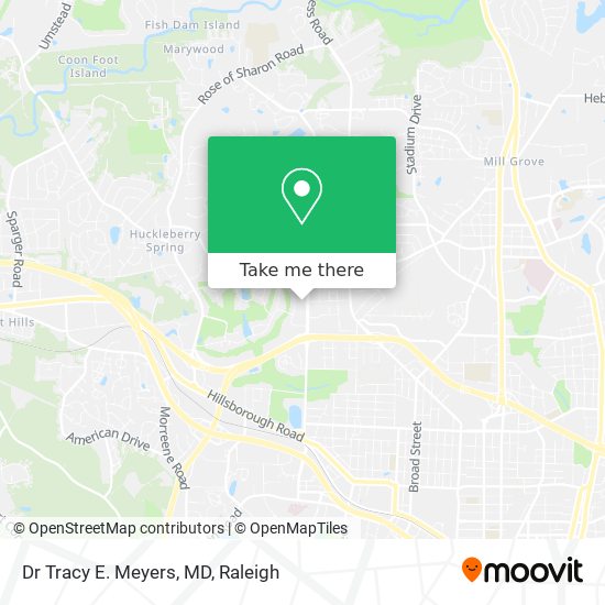 Dr Tracy E. Meyers, MD map
