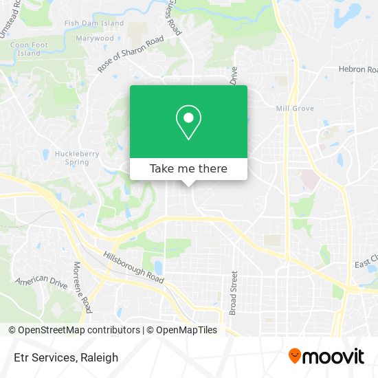 Mapa de Etr Services