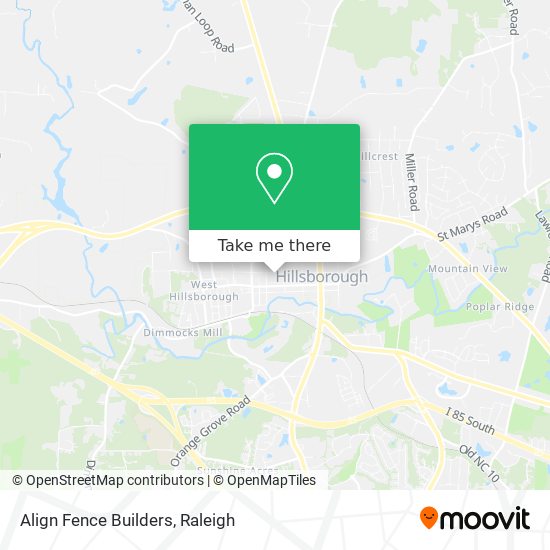 Mapa de Align Fence Builders