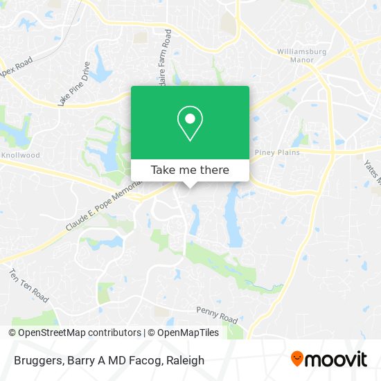 Bruggers, Barry A MD Facog map