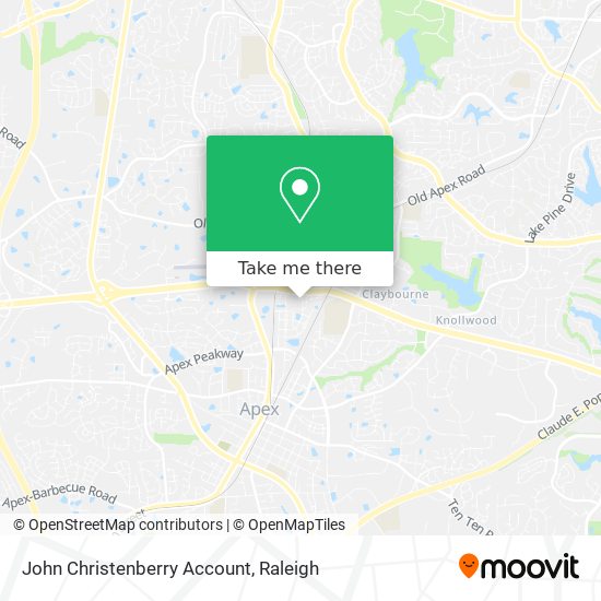 John Christenberry Account map