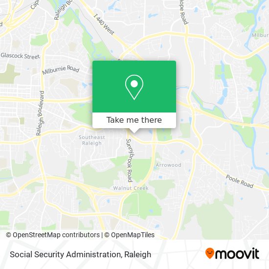 Social Security Administration map