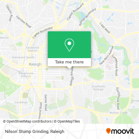 Nilson' Stump Grinding map