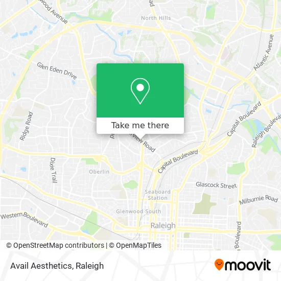 Avail Aesthetics map