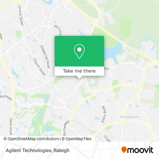 Agilent Technologies map