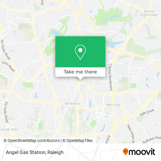 Angel Gas Station map