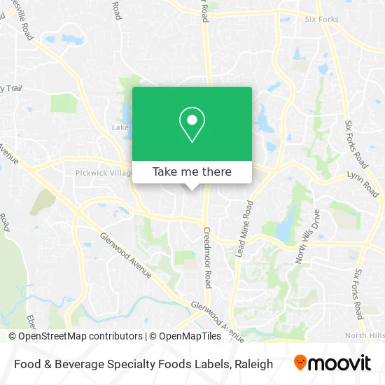 Food & Beverage Specialty Foods Labels map