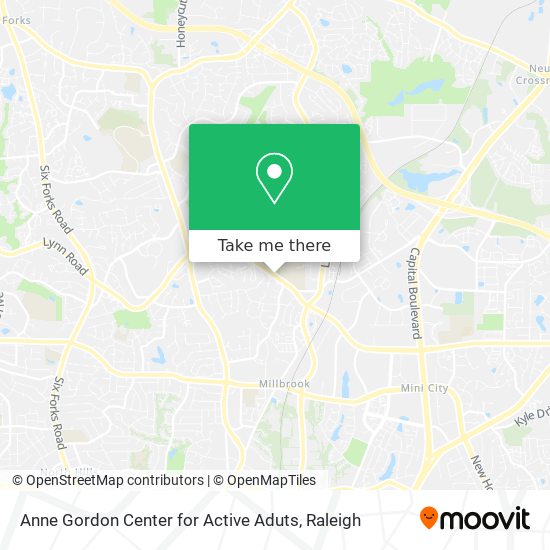 Mapa de Anne Gordon Center for Active Aduts