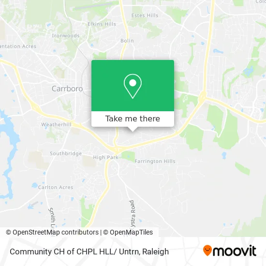 Mapa de Community CH of CHPL HLL/ Untrn