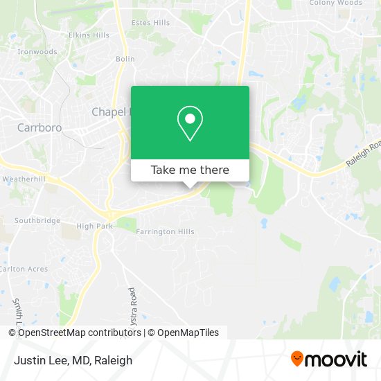 Mapa de Justin Lee, MD