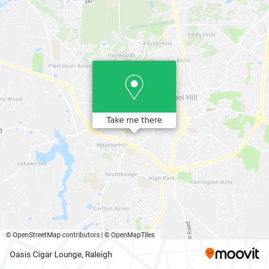 Mapa de Oasis Cigar Lounge