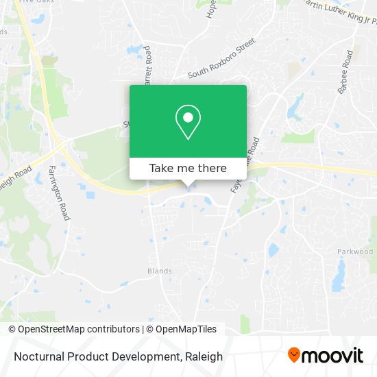 Nocturnal Product Development map