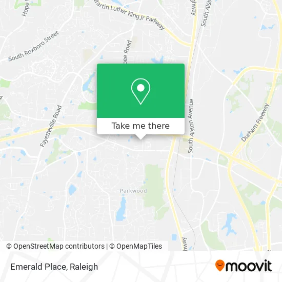 Mapa de Emerald Place