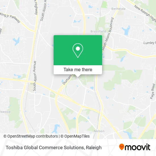 Toshiba Global Commerce Solutions map