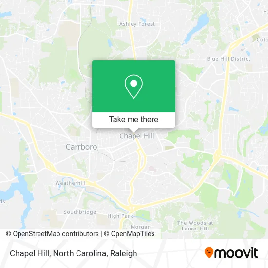 Chapel Hill, North Carolina map