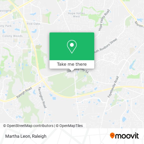 Mapa de Martha Leon