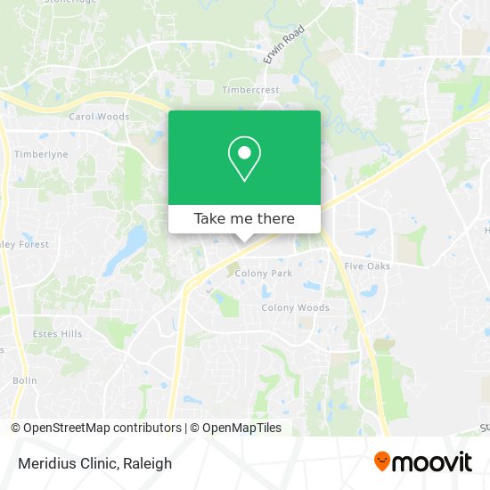 Mapa de Meridius Clinic