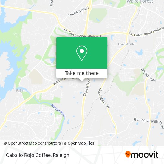 Caballo Rojo Coffee map