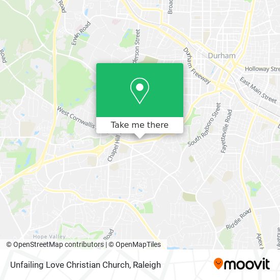 Mapa de Unfailing Love Christian Church